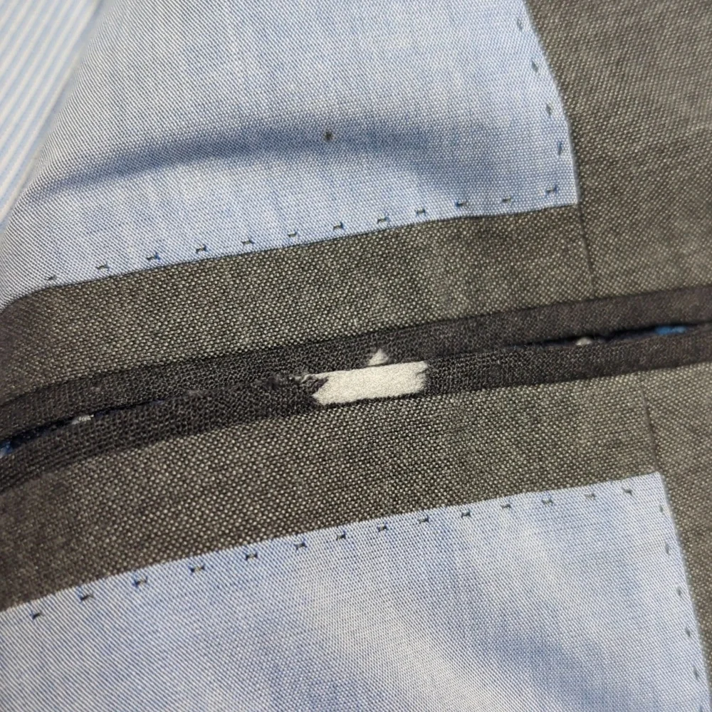 J. Crew Ludlow‎ Cotton Mens Gray Blazer Size 40R